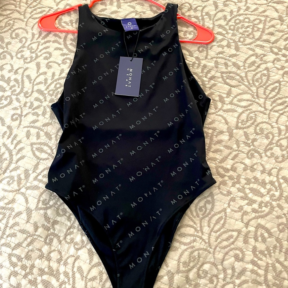 Black MONAT Bodysuit in Medium